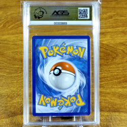 Pokemon Brilliant Stars Vaporeon TG02/TG30 AGS Mint+ 9.5 Full Art Holo Rare 2022 - Image 3