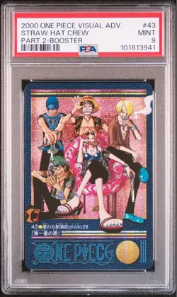 [PSA9] ya37 Psa9 One Piece Carddass Visual Adventure Kira Card Part 2 No. 43 Str - Image 2