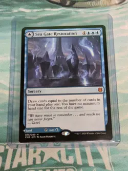 MTG Sea Gate Restoration // Sea Gate, Reborn, NM-Mint, English Zendikar Rising - Image 1