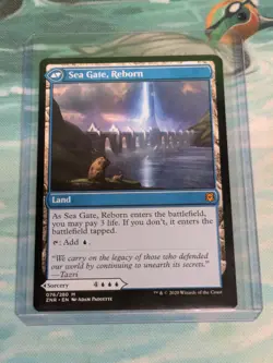MTG Sea Gate Restoration // Sea Gate, Reborn, NM-Mint, English Zendikar Rising - Image 3