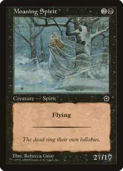 MTG - Moaning Spirit - Portal Second Age - X1 - (LP) - - Image 1