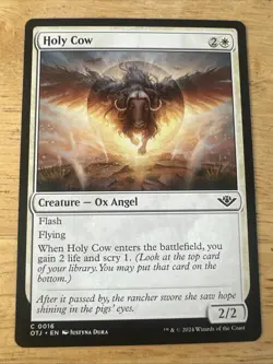 Holy Cow - Outlaws of Thunder Junction - MTG - Image 1