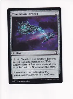 MAGIC THE GATHERING MTG EDGE OF ETERNITIES THAUMATON TORPEDO (#1) - Image 1