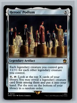 Magic MTG Universes Beyond: Doctor Who Heroes' Podium #0242 TCG CCG - Image 1