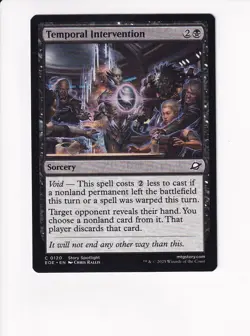 MAGIC THE GATHERING MTG EDGE OF ETERNITIES TEMPORAL INTERVENTION (#2) - Image 1