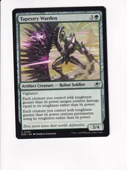 MAGIC THE GATHERING MTG EDGE OF ETERNITIES TAPESTRY WARDEN - Image 1