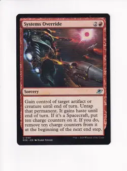 MAGIC THE GATHERING MTG EDGE OF ETERNITIES SYSTEMS OVERRIDE - Image 1