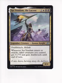 MAGIC THE GATHERING MTG EDGE OF ETERNITIES SYR VONDAM, THE LUCENT - Image 1