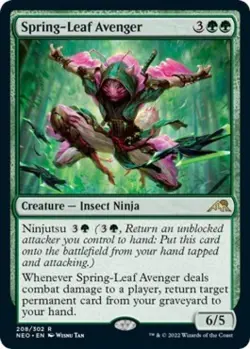 Spring-Leaf Avenger - Near Mint MTG Kamigawa: Neon Dynasty - Image 1
