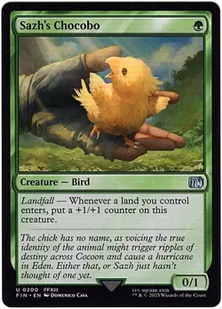 MTG Final Fantasy Sazh's Chocobo (Uncommon) - Image 1