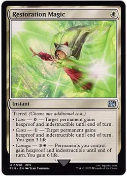 MTG Final Fantasy Restoration Magic (Uncommon) - Image 1