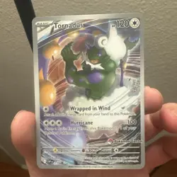 Tornadus SVP 210 Pokemon Center Stamp - Pokemon TCG White Flare ETB Promo - Image 3