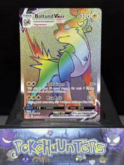 Pokemon Card Boltund VMAX 267/264 Fusion Strike Secret Rare Near Mint - Image 1