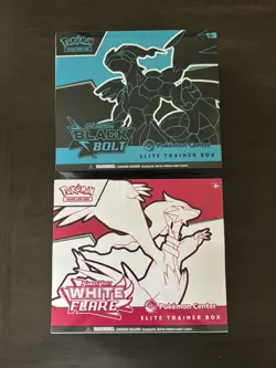 Pokemon Center Black Bolt and White Flare ETB PC Elite Trainer Box - Image 1