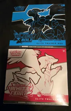 Pokemon Center Black Bolt and White Flare ETB PC Elite Trainer Box - Image 1