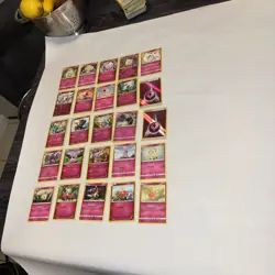 25 LOT Pokemon Cards DISCONTINUED FAIRY PINK Lot Holo Rare TCG ALL DIFFERENT - Image 1