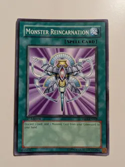 1st Ed Monster Reincarnation YSDJ-EN028 Yugioh - Image 1