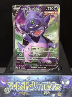 Pokemon Card Galarian Slowking V 178/198 Full Art Ultra Rare Chilling Reign NM - Image 1
