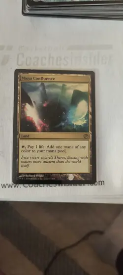 Mana Confluence Magic the Gathering Rare Land Journey Into NYX Regular Card - Image 1