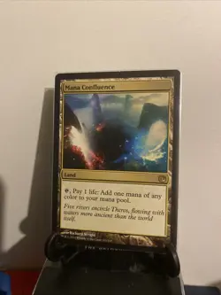 Mana Confluence Magic the Gathering Rare Land Journey Into NYX Regular Card - Image 1