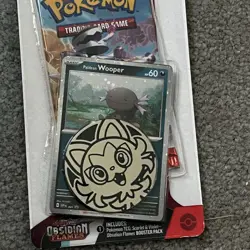 Pokemon Trading Card Game Paldean Wooper HP 60 New Sealed - Image 2