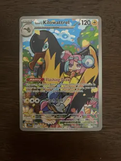 Iono's Kilowattrel 163/159 Sv09: Journey Together Pokemon TCG Card NM Condition - Image 1