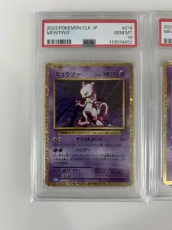 Mewtwo Classic Psa10 3-Sequence Pokemon Card - Image 3