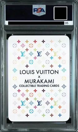 PSA 10 Louis Vuitton Takashi Murakami Monogram Cherry Trading Card 028 LV - Image 2