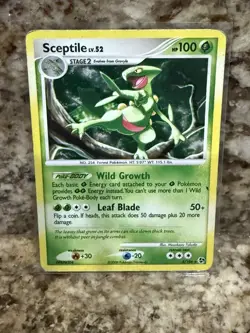 Sceptile 8/106 LP D&P Great Encounters Rare Holo Pokemon Card Light Play - Image 2