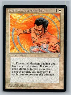 Magic The Gathering Ice Age Circle of Protection: Red MTG TCG CCG - Image 1