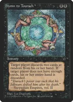 MTG - Hymn to Tourach (Danforth) - Fallen Empires - X1 - (LP) - - Image 1