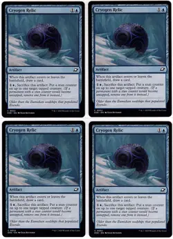 MTG Edge of Eternities Cryogen Relic x 4 (Common) - Image 1
