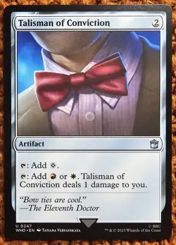 ✨Talisman of Conviction✨ MTG | Universes Beyond: Doctor Who | NM/M | U 0247 - Image 1