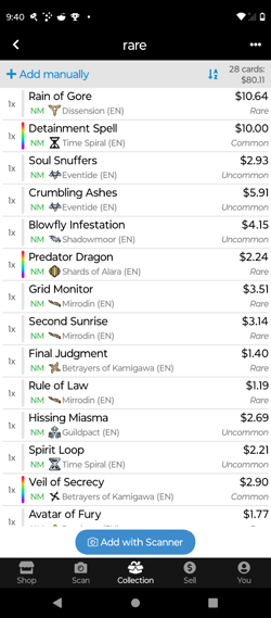 mtg lot of 28 rares, foils, uncommons valued at $80 - Image 2