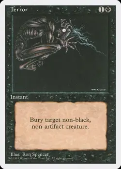 MTG - Terror - Fourth Edition - X1 - (NM) - - Image 1
