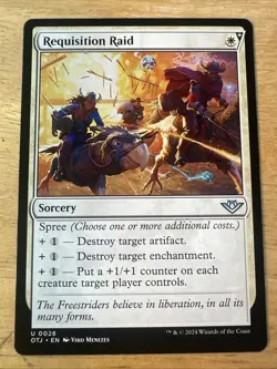 x1 Requisition Raid OTJ MTG 26 UNCOMMON M/NM 1x - Image 1