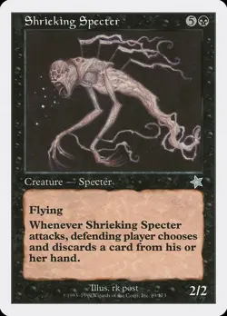 MTG - Shrieking Specter - Starter 1999 - X1 - (LP) - - Image 1