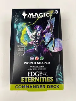 Mtg Edge of Eternities Commander Deck World Shaper - Image 1