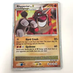 MP Garchomp C LV.X & HP Rhyperior LV.X Ultra Rare Promo Pokemon Cards! - Image 5