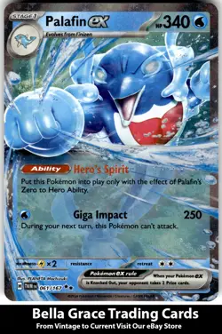 Palafin ex #061/167 SV06: Twilight Masquerade Pokemon Double Rare Holo - Image 1
