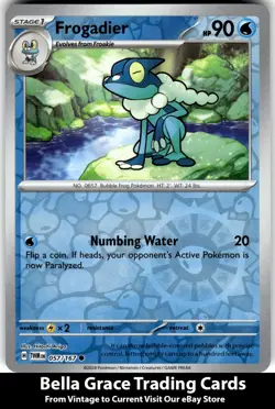 Frogadier #057/167 SV06: Twilight Masquerade Pokemon Common Reverse Holo - Image 1