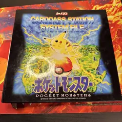 Pikachu Pokemon Carddass Station System File Vintage Nintendo Bandai Japanese - Image 2