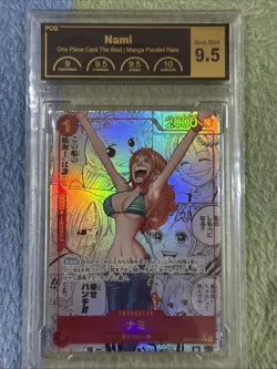 [PCG 9.5]One Piece Card Nami OP01-016 Manga Comic Art Japanese Holo - Image 1