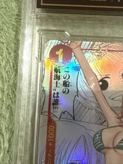 [PCG 9.5]One Piece Card Nami OP01-016 Manga Comic Art Japanese Holo - Image 3