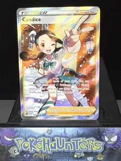 Pokemon Card Candice 189/195 Full Art Ultra Rare Silver Tempest Near Mint - Image 1