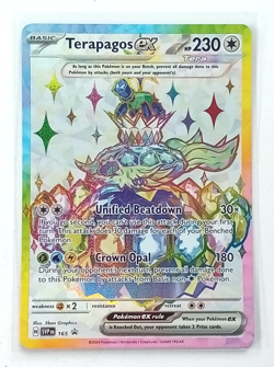 Terapagos Ex 165 Black Star Promo Holo Pokemon Card 2024 - Image 1
