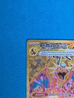 Pokemon Charizard EX Card 228/197 Obsidian Flames Hyper Rare Gold Mint Condition - Image 5