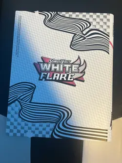 Pokemon White Flare Reshiram Binder Collection BINDER ONLY Side Loading Pages - Image 3