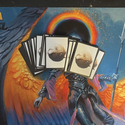 50 MTG Standard Card Sleeves Deck Protector - Ying Yang Wolves - Image 4