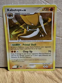 Kabutops 6/100 Diamond & Pearl Majestic Dawn Holo Pokemon Card TCG - Image 1